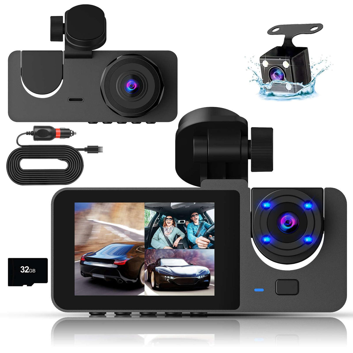 Dashcam - Front Cabin and Rear