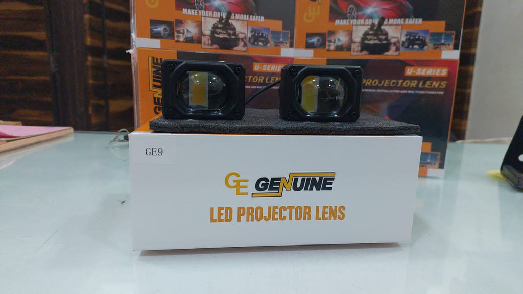 GE Genuine U-Series Universal Car LED Projector Lenses (Pack of 2)