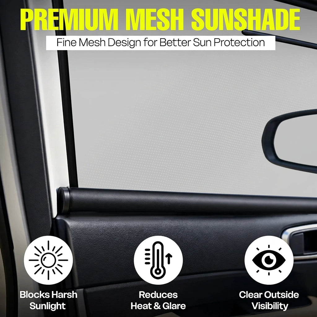 Roll-up car sun shades - general style reference